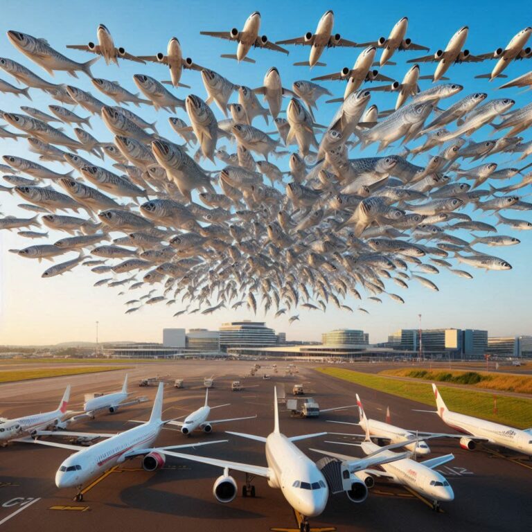 poisson avril dystopie aéroport de nantes