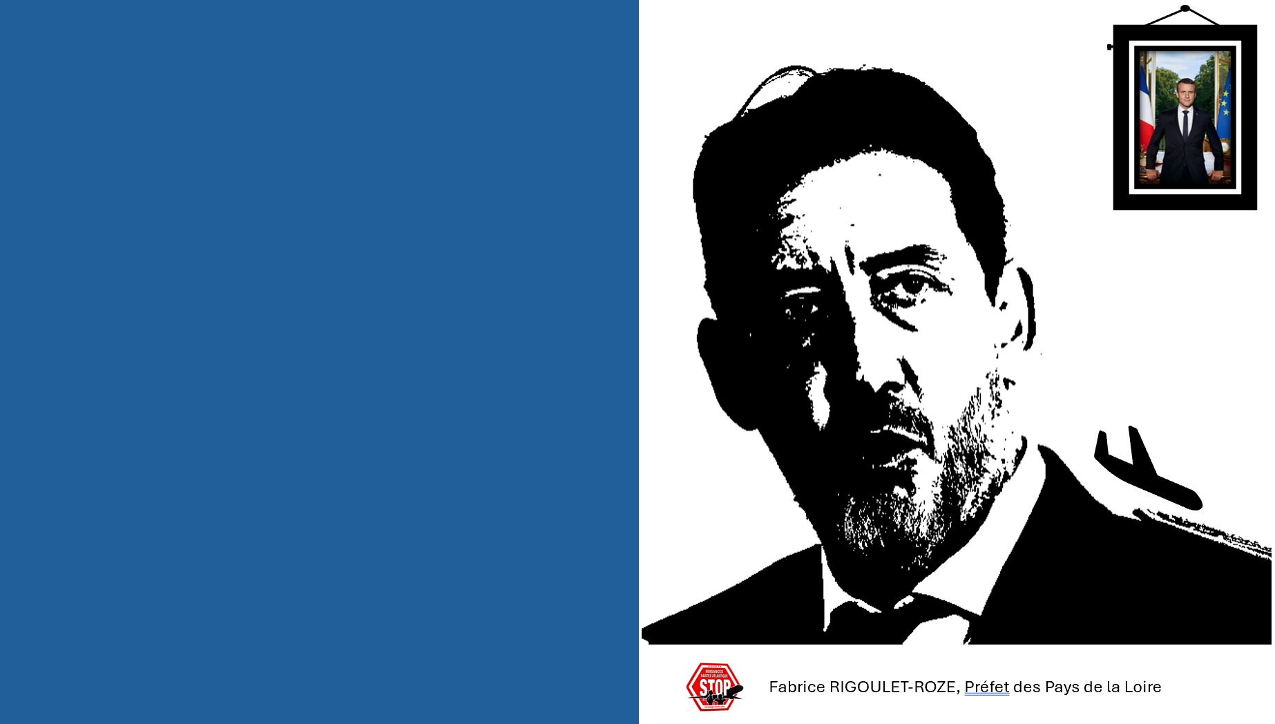 Premier soutien du projet de l'aéroport NA, le doigt sur la couture...